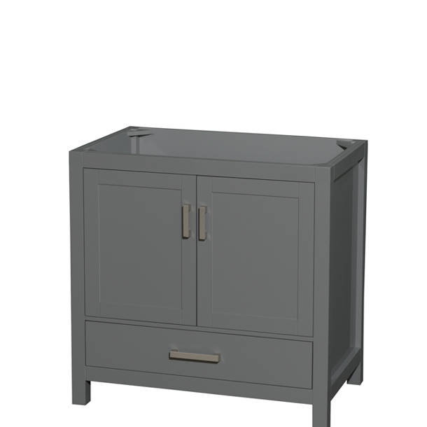 Wyndham Collection Sheffield 59" Single Bathroom Vanity Base Only